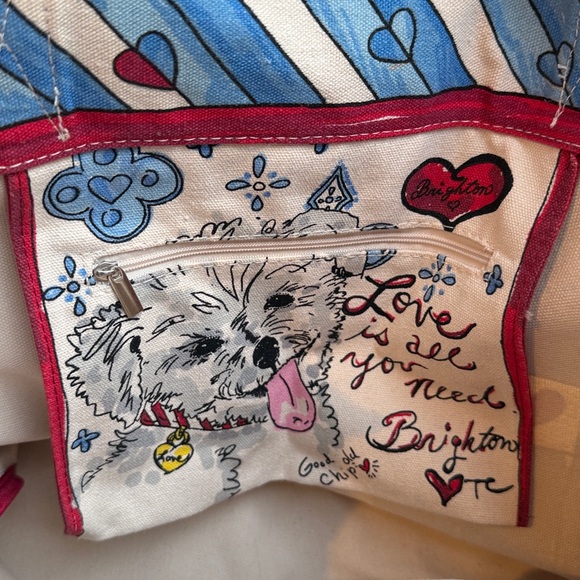 Brighton Multicolor Tote with Bow Design - Picture 3 of 4